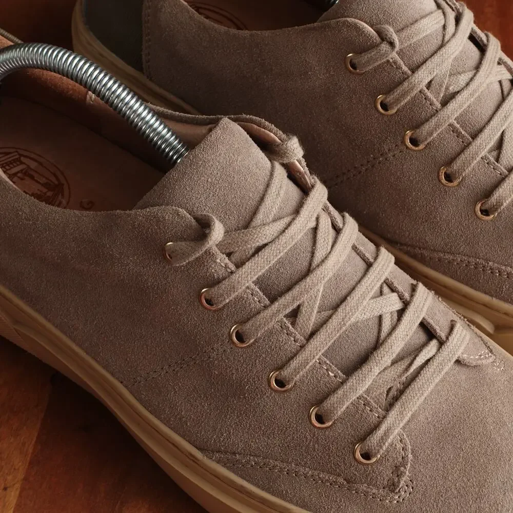 TCG Sneakers Mens Size 10 Gray Cooper Suede Modern Contemporary Casual Low Shoes